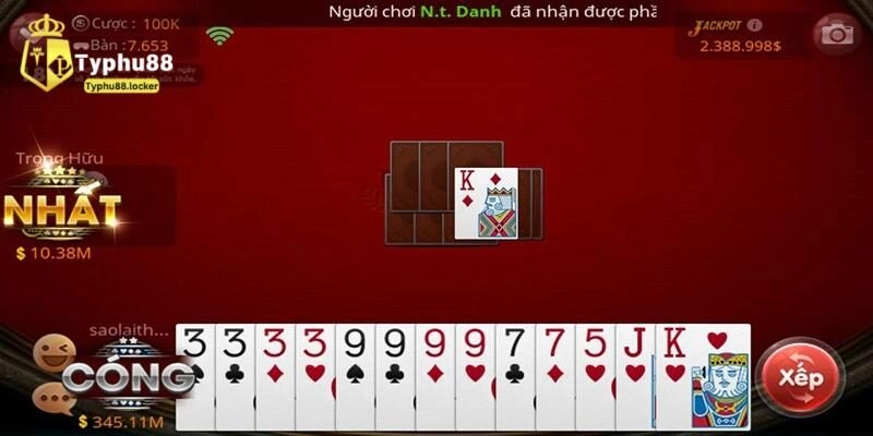 Bí quyết đánh tiến lên đếm lá thắng đậm